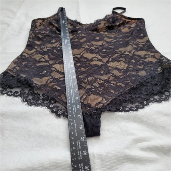 NWT Popilush Shapewear Firm Control Smoothing Full Lace Thong Bodysuit Size XXL - Picture 9 of 10